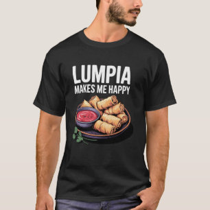 T-shirt Conception drôle de Lumpia pour hommes femmes nour