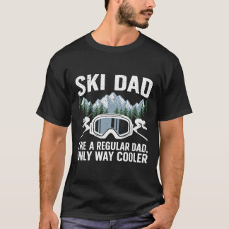 T-shirt Conception drôle de ski pour papa homme skieur spo