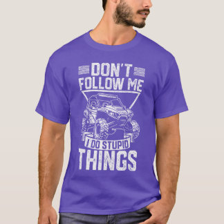 T-shirt Conception drôle SS pour hommes femmes SS UTV côte