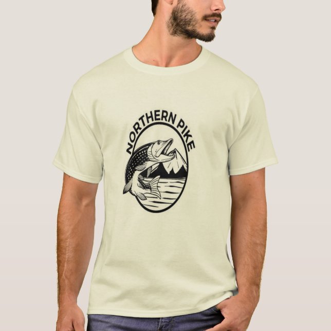 T-shirt Conception du brochet (Devant)