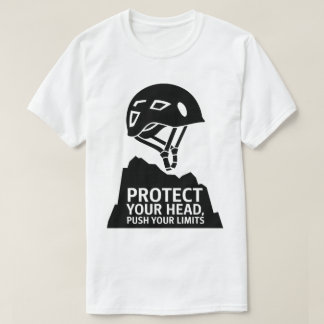 T-shirt Conception du casque de protection contre les alpi