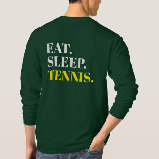 T-shirt Conception du dos de tennis de veille sur mesure