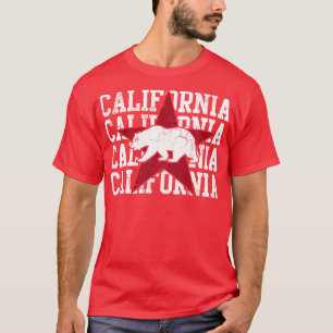 T-shirt Conception du drapeau de la République de Californ