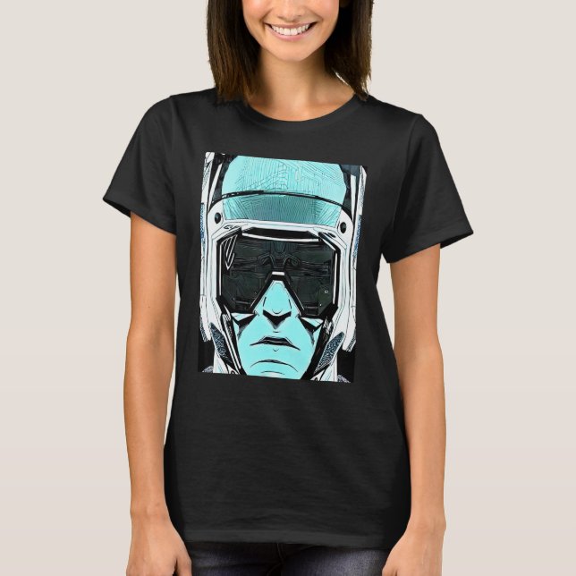T-shirt Conception du Geek informatique Cyberpunk Hacker_7 (Devant)
