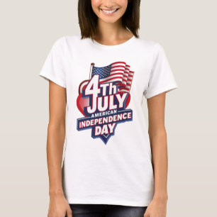 T-shirt Conception du jour de l'indépendance
