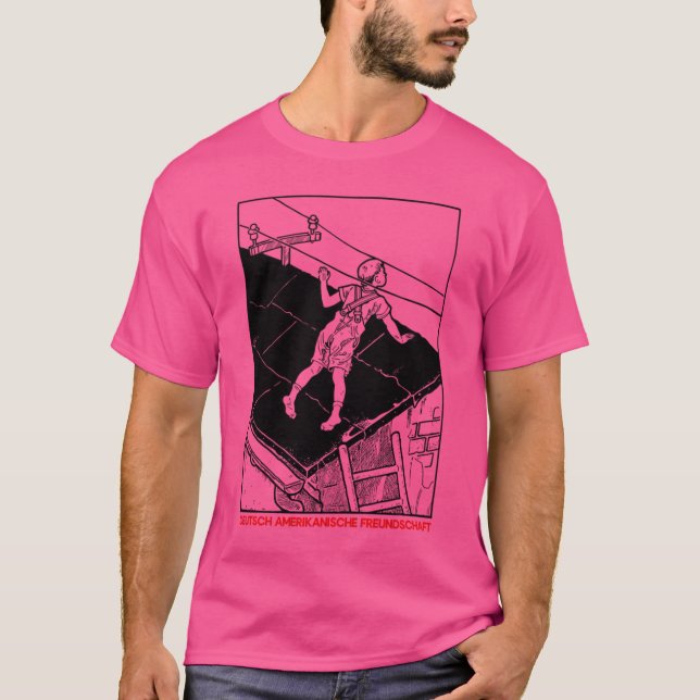 T-shirt Conception du ventilateur de style rétro D.A.F (Devant)