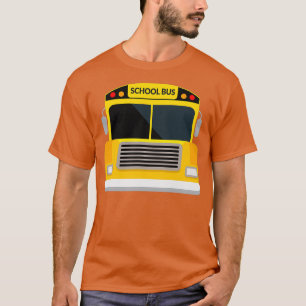 T-shirt Conception d'un conducteur d'école d'Halloween pou