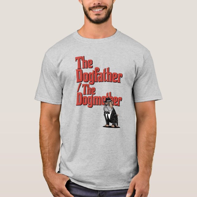 T-shirt Conception d'une citation parente de chien (Devant)