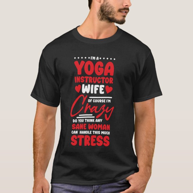 T-shirt Conception d'une femme instructrice de yoga pour Y (Devant)