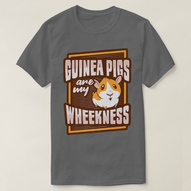T-shirt Conception d'une roue de porc guinéenne (Design devant)