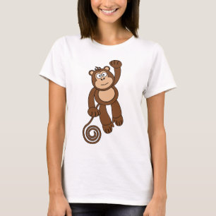 T-shirt Conception effrontée de singe