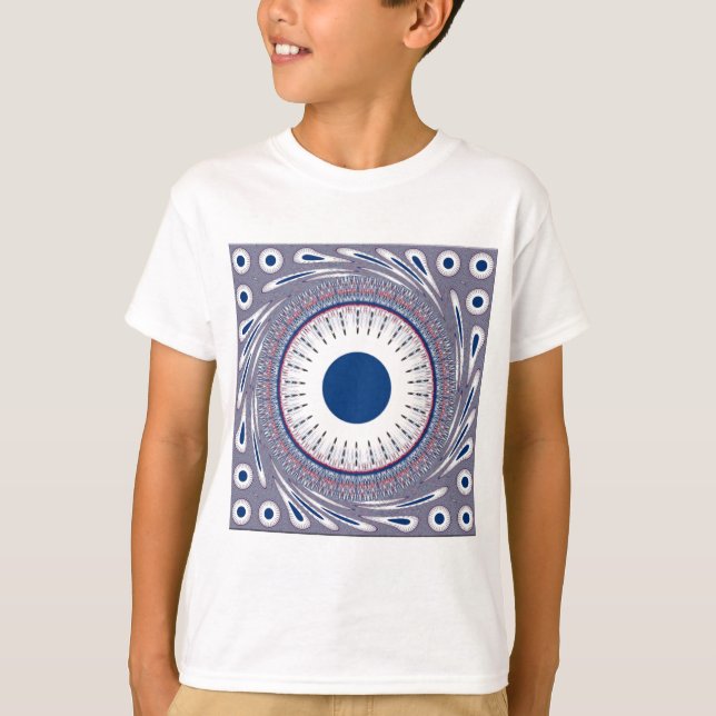 T-shirt Conception élégante des yeux énergétiques : un Mot (Devant)