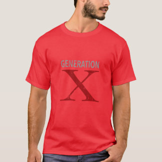 T-shirt Conception en détresse de la génération X rétro