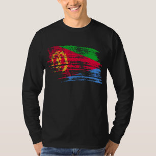 T-shirt Conception érythréenne fraîche de drapeau