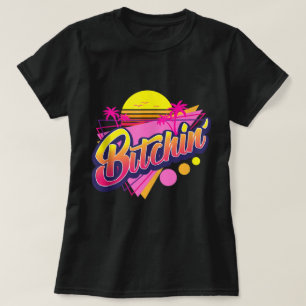 T-shirt Conception esthétique rétro néon Bitchin’