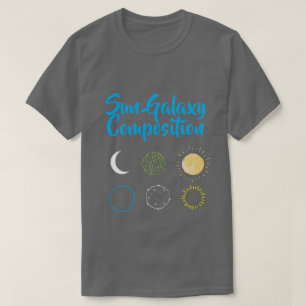 T-shirt Conception étonnante de la combinaison Sun Galaxy