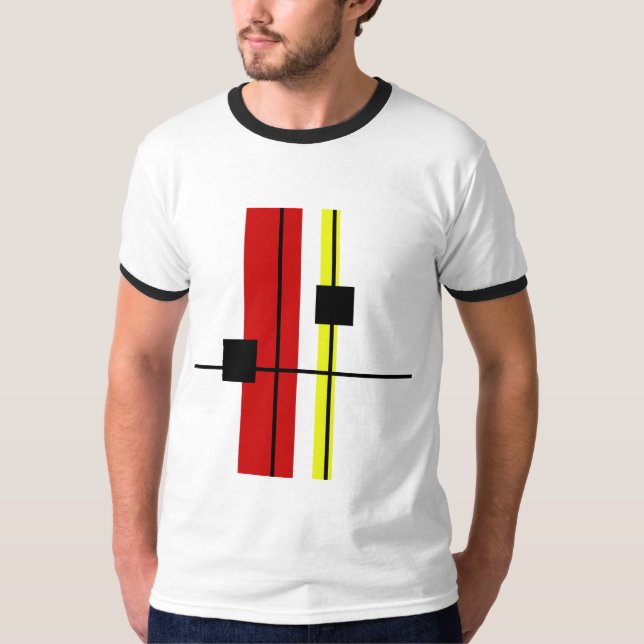 T-shirt Conception géométrique (Devant)