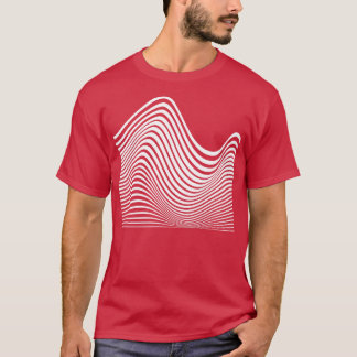 T-shirt conception géométrique des lignes