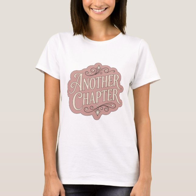 T-shirt Conception graphique ANOTHER CHAPTER Rose gras (Devant)