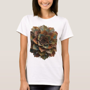 T-shirt Conception graphique ART ABSTRAIT argenté accroche