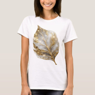 T-shirt Conception graphique Chic Gold GOLDEN LEAF