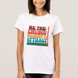 T-shirt Conception graphique de l'énergie positive