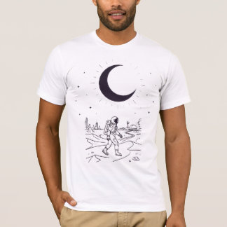 T-shirt Conception Graphique d'Explorateur Lunaire Astrona