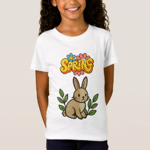 T-Shirt Conception graphique rétro années 70 de lapin de p
