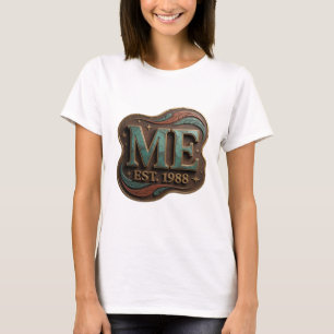 T-shirt Conception graphique Sharp Gold ME EST 1988