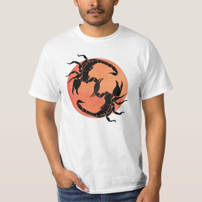 T-shirt Conception graphique Tribale Scorpion (Devant)