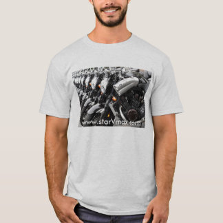 T-shirt conception grise de chemise de starVmax