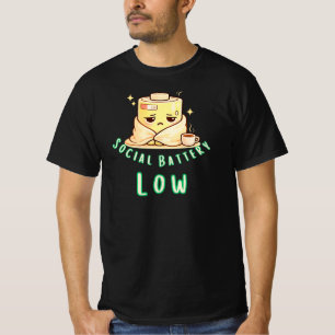 T-shirt Conception humoristique d'introverti mignonne avec