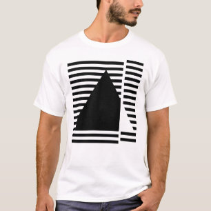 T-shirt Conception inspirée du triangle Bauhaus géométriqu