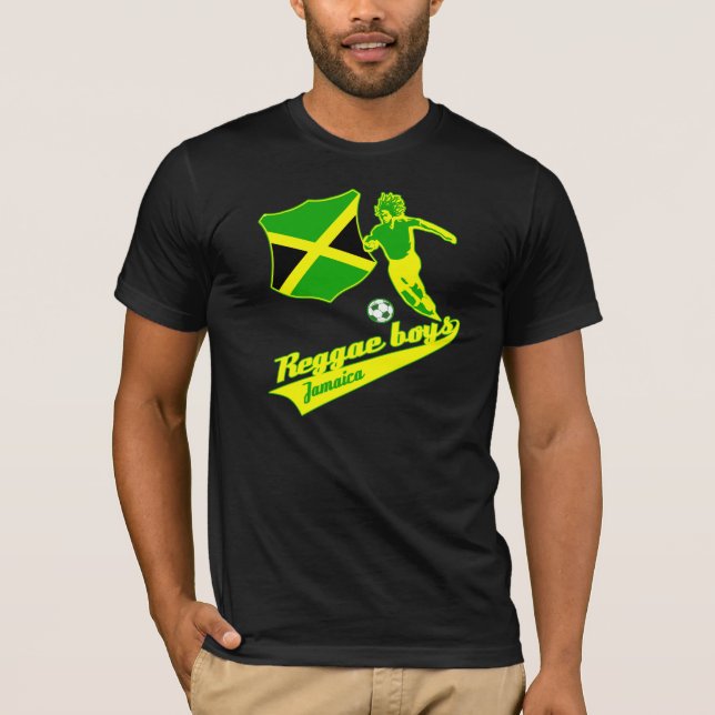 T-shirt Conception jamaïcaine du football (Devant)