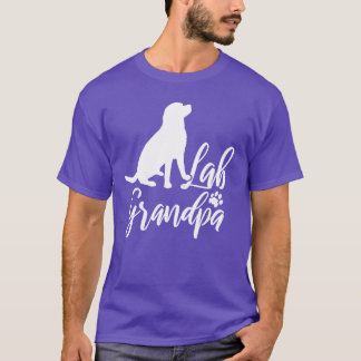 T-shirt Conception Lab Grand-père pour grand-père Labrador