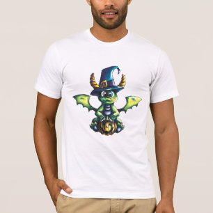 T-shirt Conception magique du dragon d'Halloween