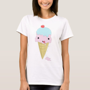 T-shirt Conception mignonne de crème glacée