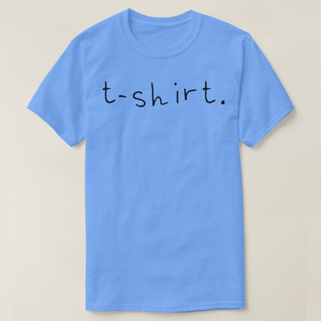 T-shirt Conception minimale de Word (Design devant)