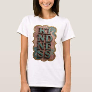 T-shirt Conception moderne de bonté sarcelle croquante