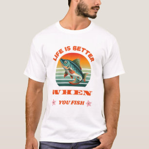 T-SHIRT CONCEPTION MODERNE POUR PÊCHEURS