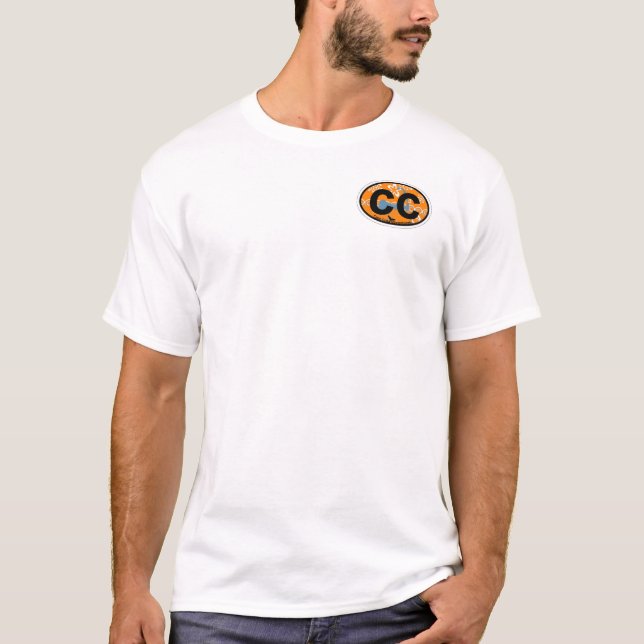 T-shirt Conception ovale de Cape Cod (Devant)