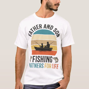 T-shirt Conception Père et Fils Partenaires de Pêche pour