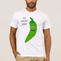 Conception personnalisée de poivre de chili vert