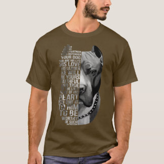 T-shirt Conception pitbulle