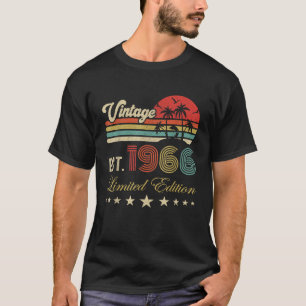 T-shirt Conception pour Fabriqué en 1966 Édition limitée d