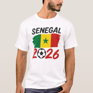 T-shirt Conception pour supporter de football Sénégal 2026