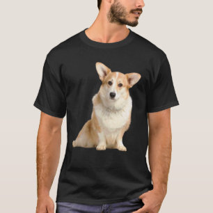 T-shirt Conception réaliste de Cardigan Welsh Corgi assis