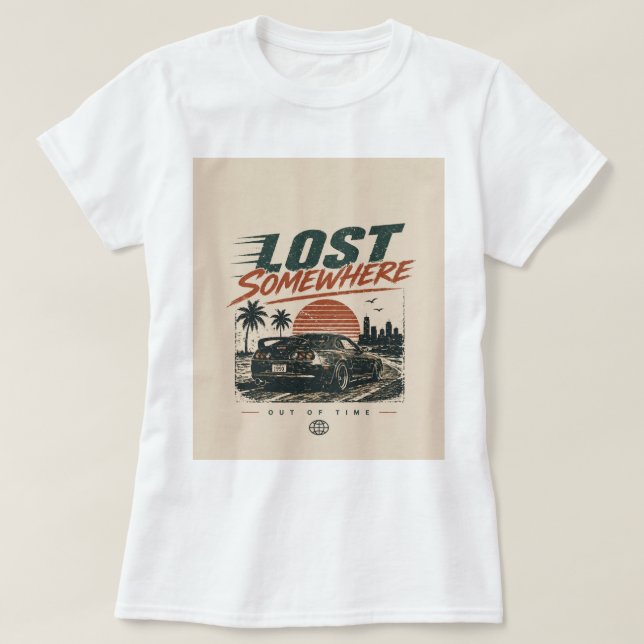 T-shirt conception rétro (Design devant)