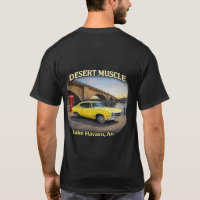 Conception Rétro de Voitures Musclées du Désert