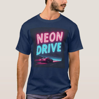 T-shirt Conception Rétro Synthwave de Neon Drive